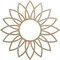 Ekena Millwork Daisy Wood Fretwork Pierced Ceiling Medallion, Hickory, 26"OD x 9"ID x 3/8"T CMWP26X26X0375DAHI - alternate 1